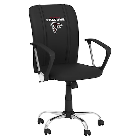 Dreamseat Curve Task Chair with Atlanta Falcons Secondary Logo XZOCCURVE-PSNFL20006
